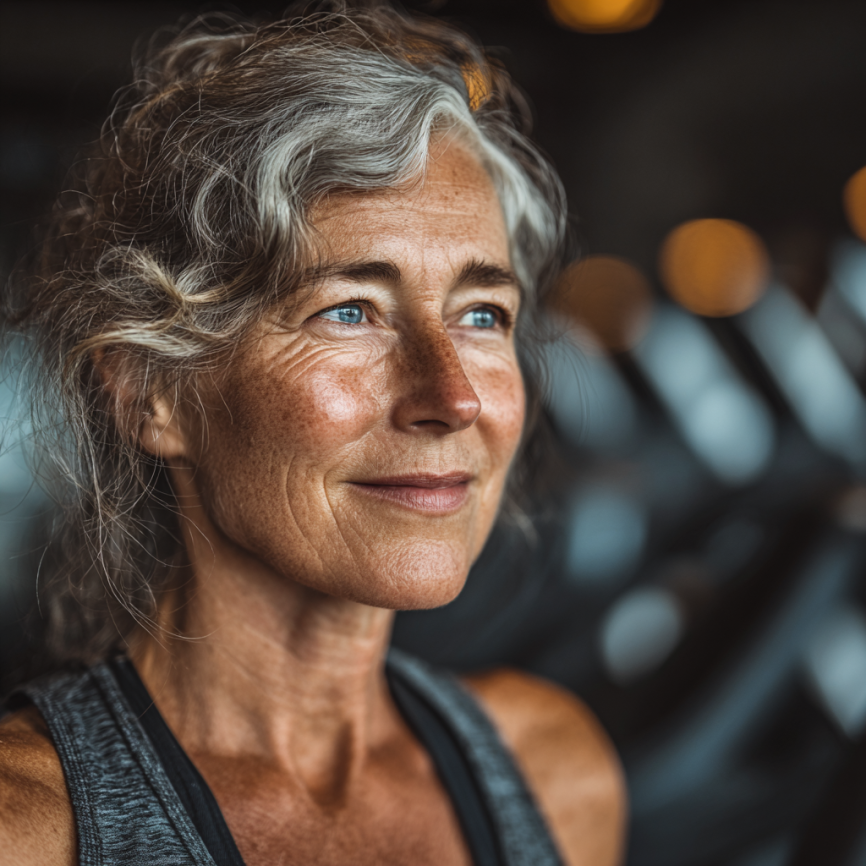 Активні літні люди на природі